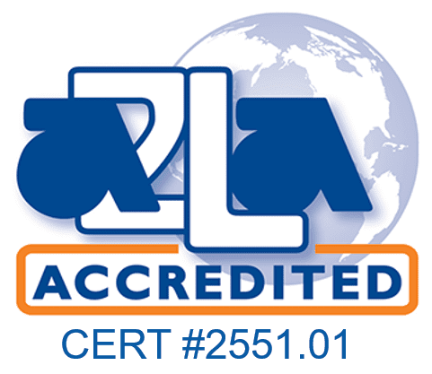 A2LA Cert #2551.01